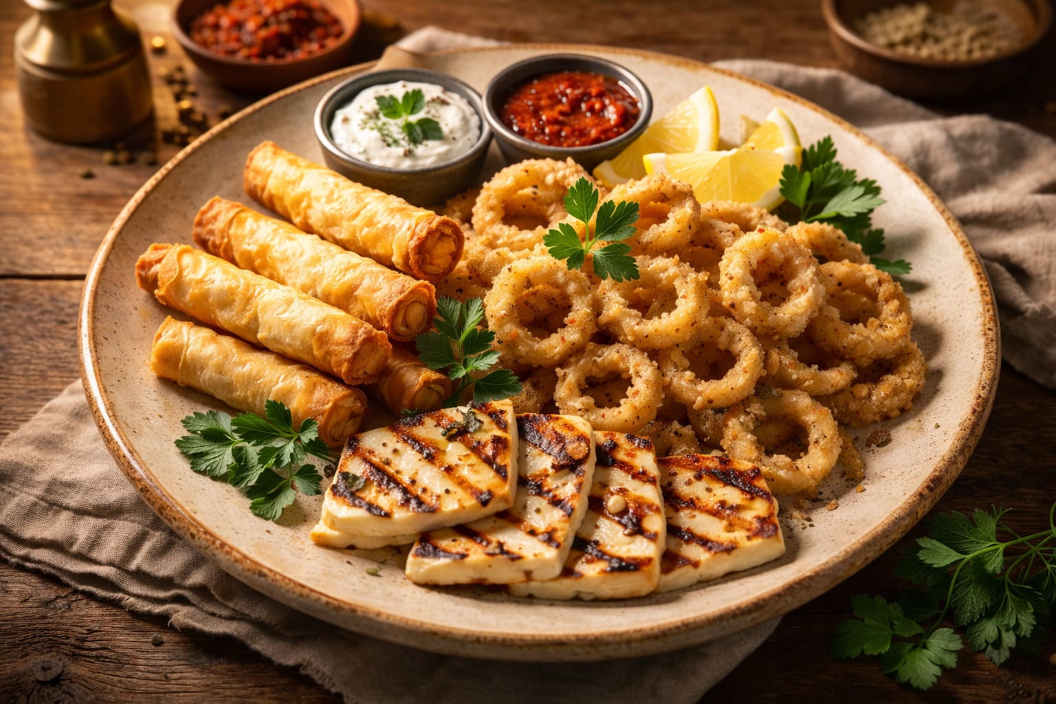 Sıcak Meze Tabağı