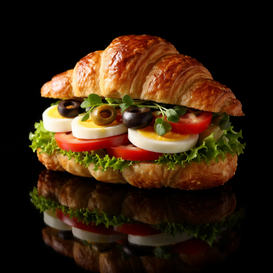 Mini Kruvasan Yumurta 6 Adet | Kahvaltılık Mini Kruvasan - Meze City